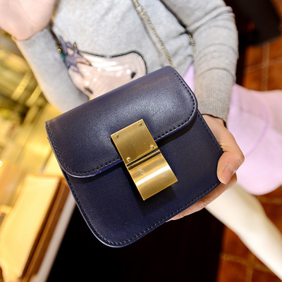 新款迷你單肩斜挎包 糖果色韓版鏈條鎖扣小包的時尚魅力與批發(fā)指南